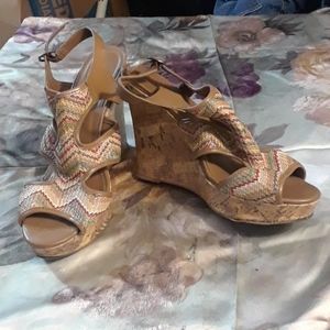 4" native American themed wedges